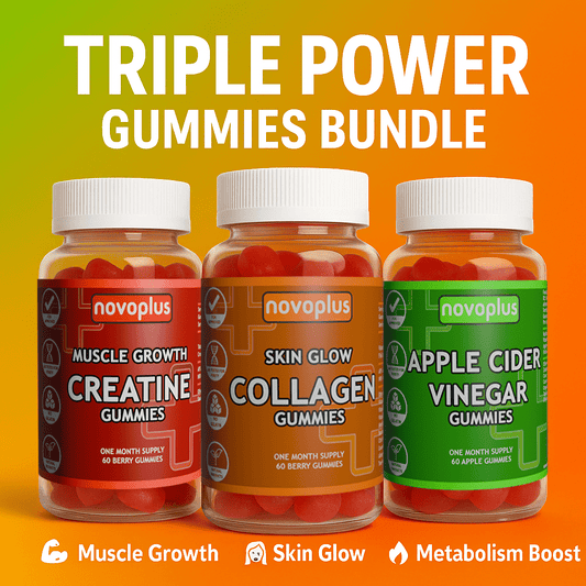 Creatine + Collagen + Apple Cider Vinegar Gummies - Novoplus