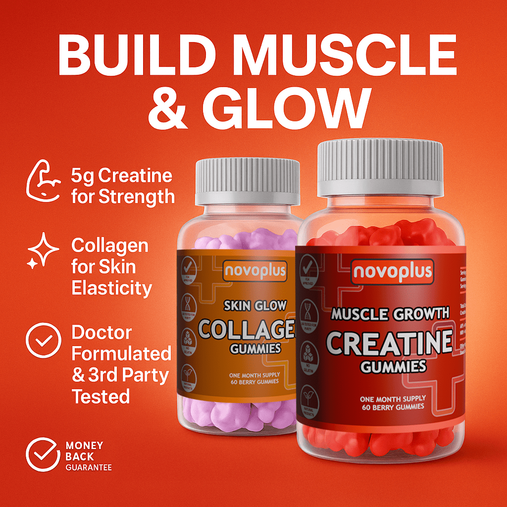 Creatine + Collagen Gummies Bundle - Novoplus