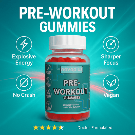 Creatine + Collagen + Pre - Workout Gummies Bundle - Novoplus