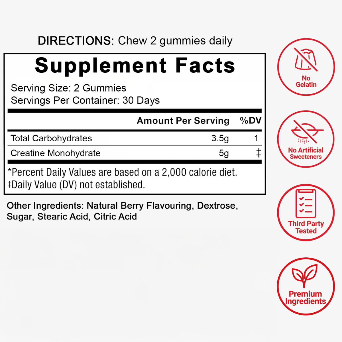 Creatine Gummies - Novoplus