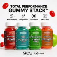 Creatine + Pre - Workout + Collagen + Apple Cider Vinegar Gummies - Novoplus