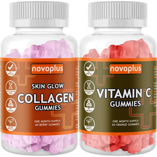 Collagen + Vitamin C Gummies Bundle - Novoplus