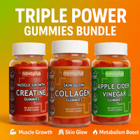 Creatine + Collagen + Apple Cider Vinegar Gummies - Novoplus