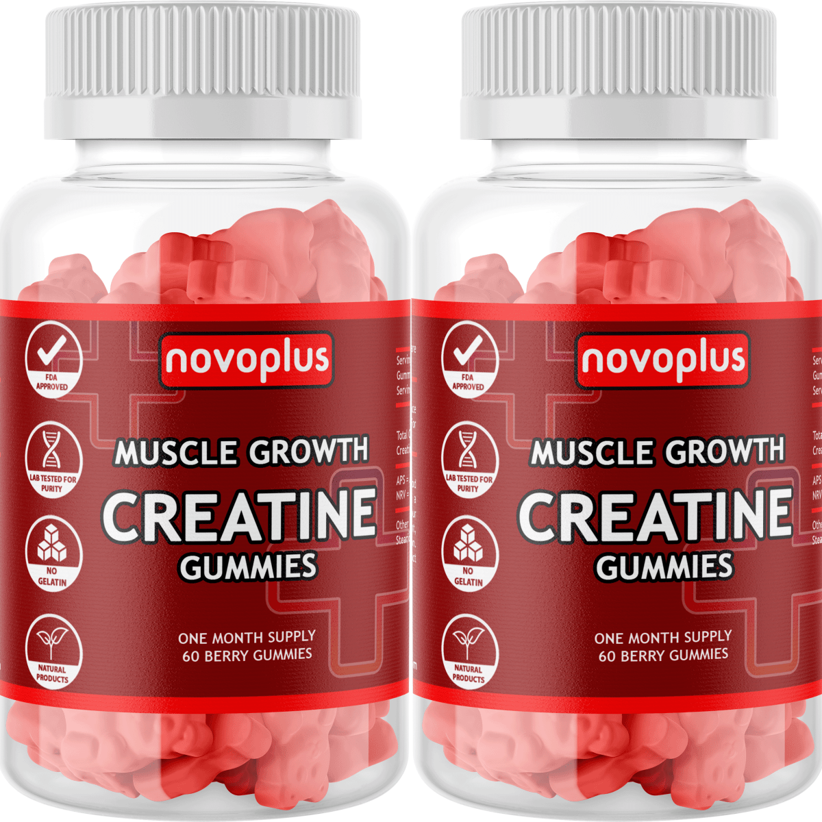 Double Creatine Gummies Bundle - Novoplus