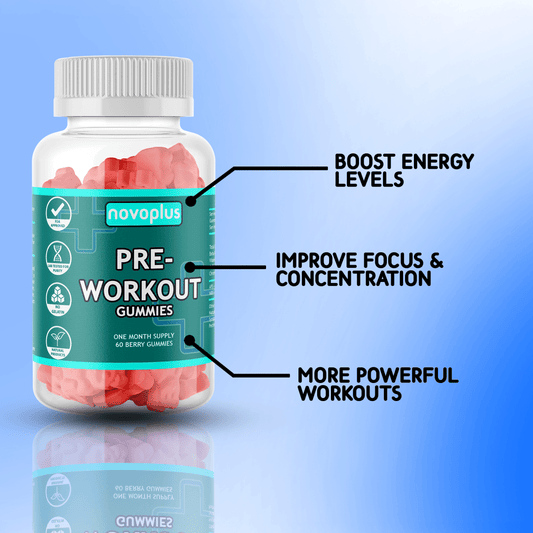 Energy Boost Pre - Workout Gummies - Novoplus
