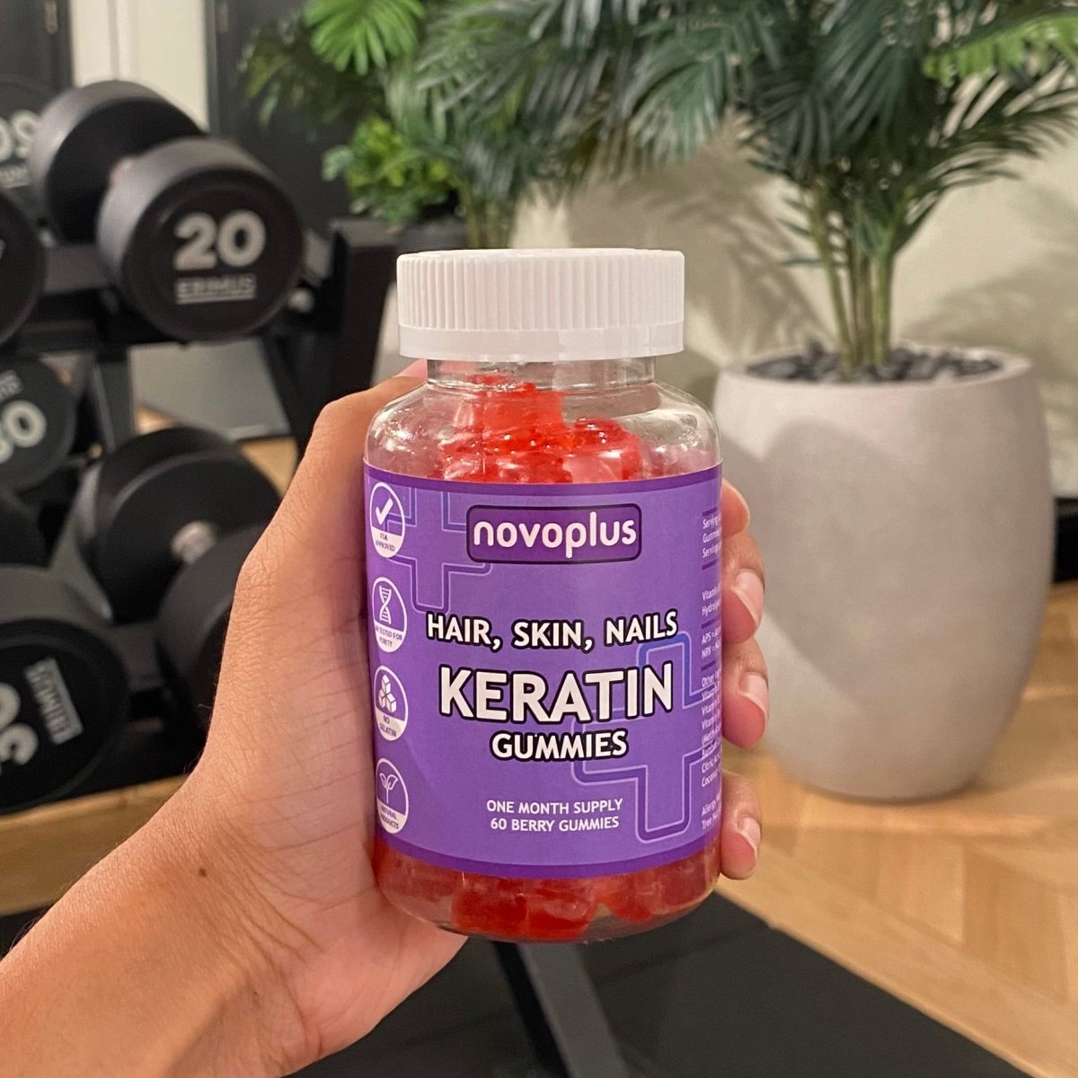 Healthy Hair Keratin Gummies - Novoplus