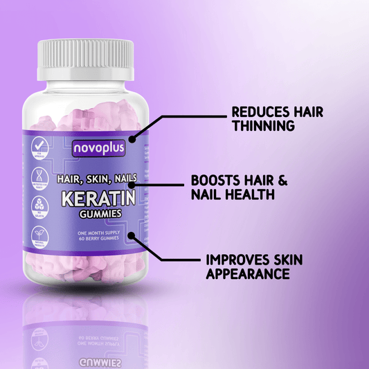 Healthy Hair Keratin Gummies - Novoplus