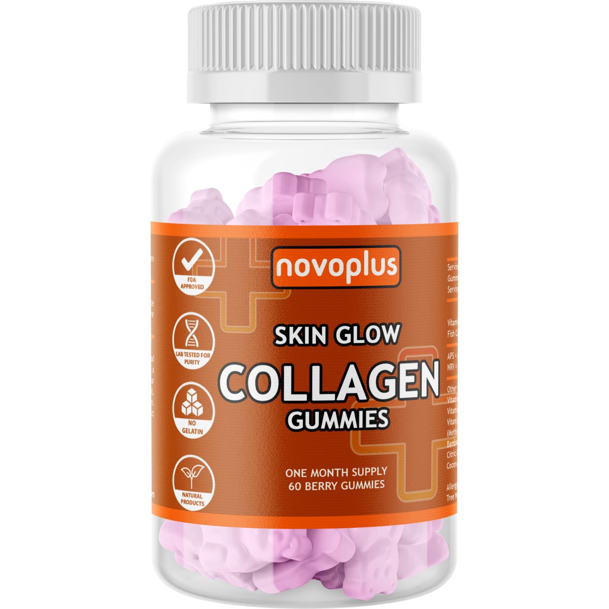 Skin Glow Collagen Gummies - Novoplus