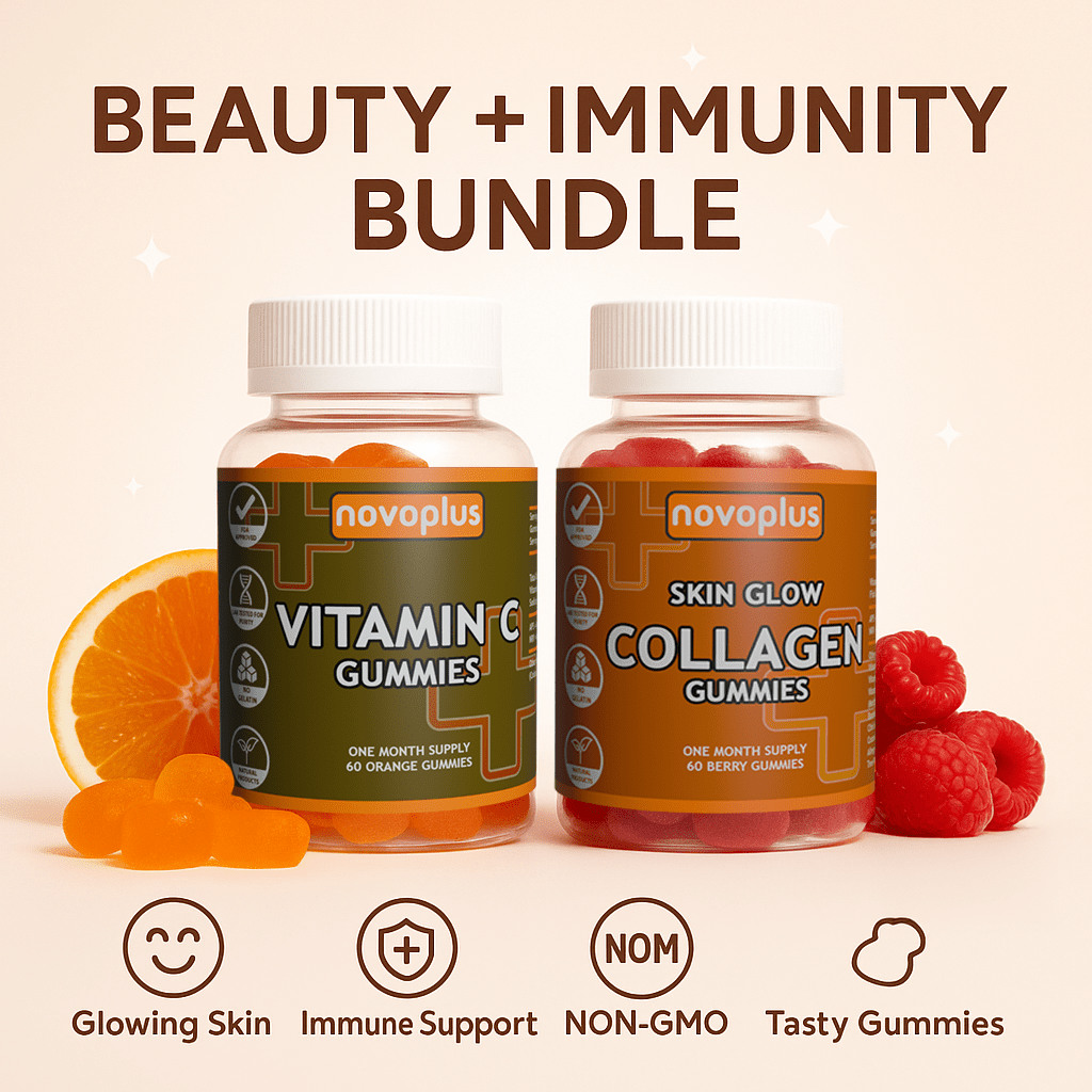 Vitamin C + Collagen Gummies Bundle - Novoplus